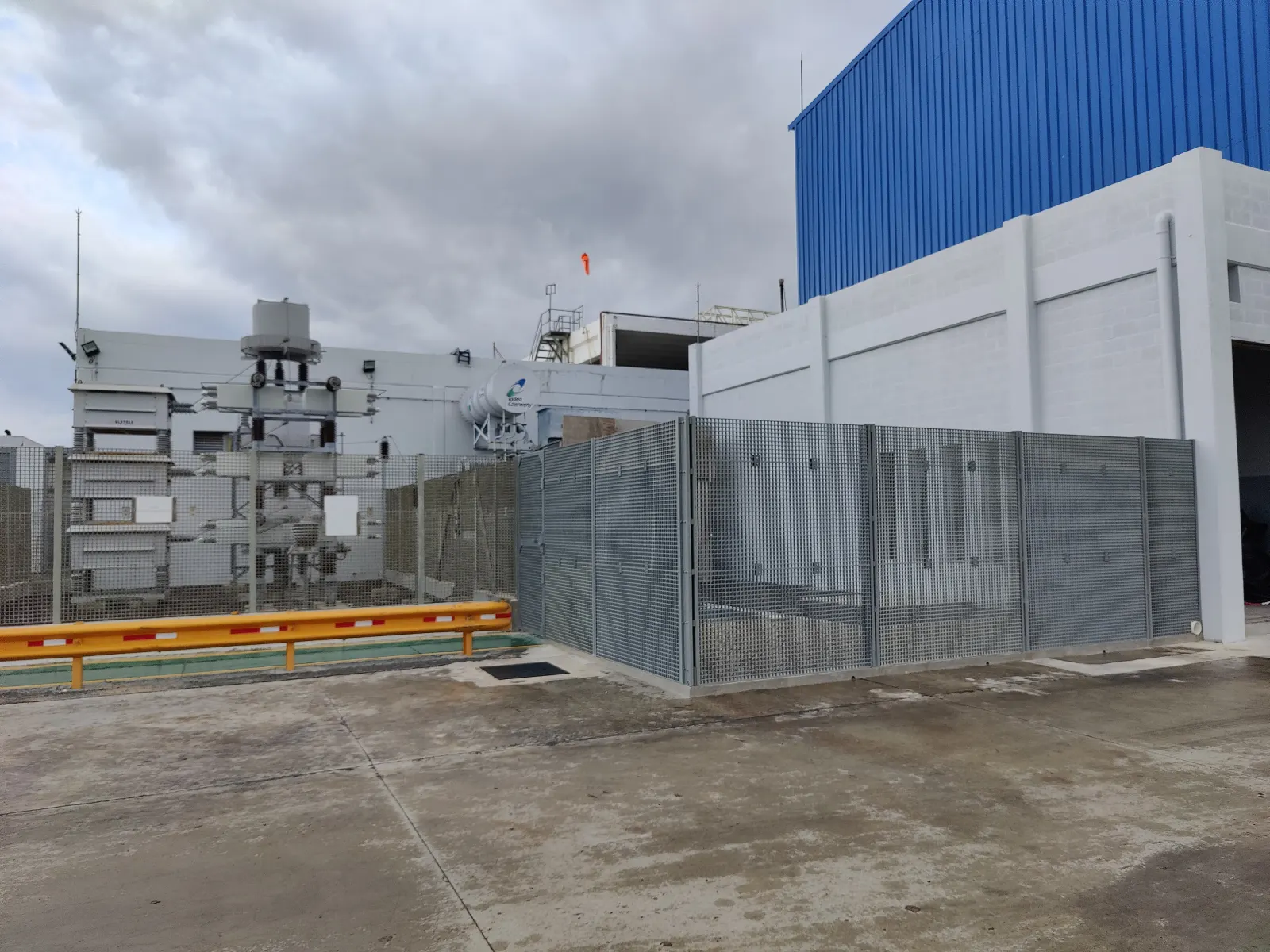 GFRP fencing and gates for corrosive and electrical environments.
