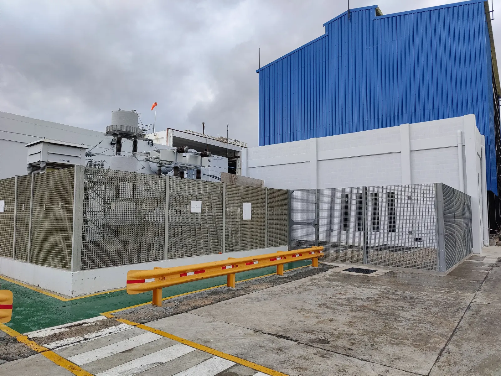 GFRP fencing and gates for corrosive and electrical environments.